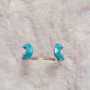 *VINTAGE* Kendra Scott Carson Cuff Bracelet EUC - Gold Turquoise